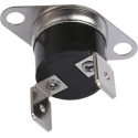 Honeywell Technologies Bi-Metallic Thermostat, SPST, Automatic Reset, 15 A, Quick Connect Terminals, Bracket 2455R--00820715