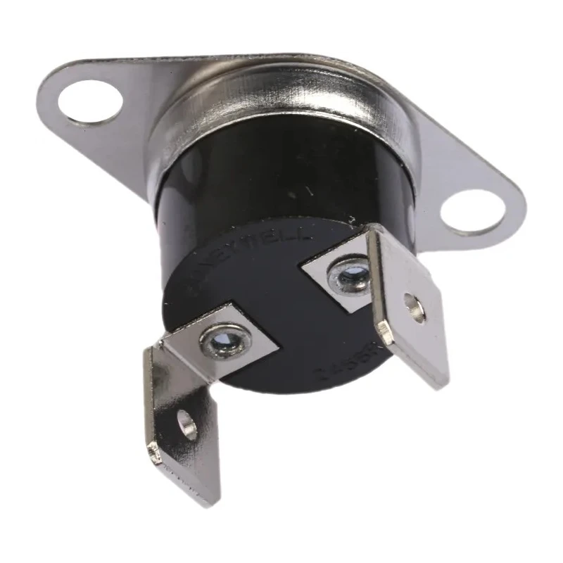 Honeywell Technologies Bi-Metallic Thermostat, SPST, Automatic Reset, 15 A, Quick Connect Terminals, Bracket 2455R--00820715
