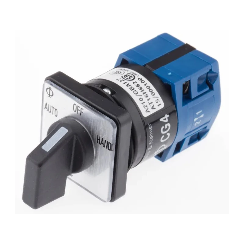 Kraus & Naimer 3 Position Rotary Knob Actuator 10A, 690V, IP42/IP65, Mechanical Life 1000000 Operations CG4.A210/GBA127.EF