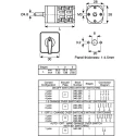 Kraus & Naimer 3 Position Rotary Knob Actuator 10A, 690V, IP42/IP65, Mechanical Life 1000000 Operations CG4.A210/GBA127.EF