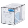 Finder Power Relay, 110V DC Coil Voltage, 10A Switching Current, DPDT Contact, Silver Alloy Contacts, Model 60.12.9.110.0040