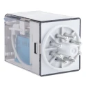 Finder Power Relay, 110V DC Coil Voltage, 10A Switching Current, DPDT Contact, Silver Alloy Contacts, Model 60.12.9.110.0040
