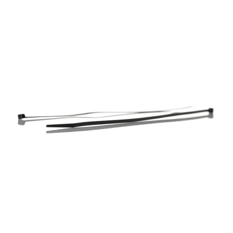 RS PRO Nylon Non-Releasable Cable Tie, 292 mm Length x 3.6 mm Width, Black Polyamide 66, Flame Retardant, Model 233-477