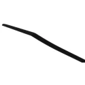 RS PRO Nylon Non-Releasable Cable Tie, 292 mm Length x 3.6 mm Width, Black Polyamide 66, Flame Retardant, Model 233-477