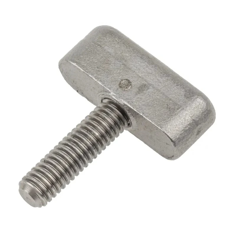 NEUTRAL Silver Stainless Steel Wing Clamping Knob M6 Threaded Stud 25 mm Diameter 20 mm Thread Length 237-334