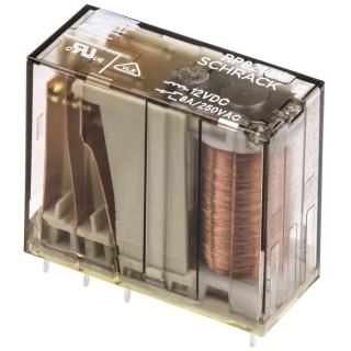 TE Connectivity PCB Non-Latching Relay 12V DC Coil 8A Switching Current DPDT RP821012