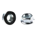 RS PRO Bright Zinc Stainless Steel Flanged Hex Nut M8 8mm Height 17.9mm Flange Diameter DIN 6923 275-484