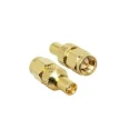 Linx SMA Plug to MCX Socket Coaxial Adapter 0 to 6 GHz Frequency, Gold Plated Contacts ADP-SMAM-MCXF