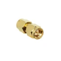 Linx Straight Coaxial Adapter SMA Plug to SMA Plug Gold Plated Beryllium Copper Alloy ADP-SMAM-SMAM
