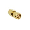 Linx Straight Coaxial Adapter SMA Plug to SMA Plug Gold Plated Beryllium Copper Alloy ADP-SMAM-SMAM