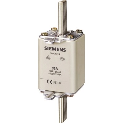 Siemens 200A NH Fuse NH2 500V AC High Rupture Capacity gG Blade Type 3NA3240