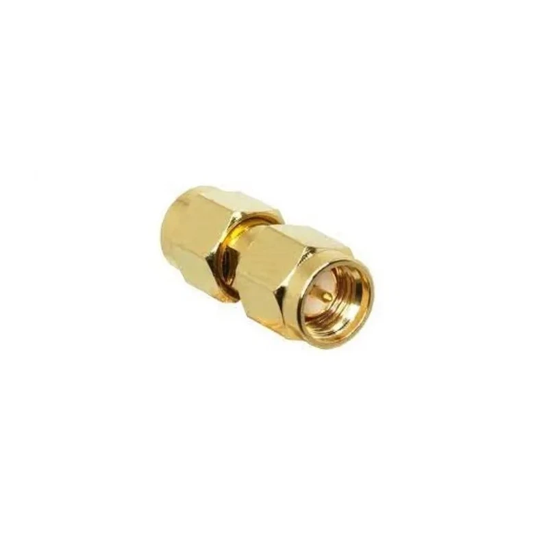 Linx Straight SMA Plug to SMA Plug Coaxial Adapter 0 to 18 GHz Frequency Male to Male ADP-SMAM-SMAM-G