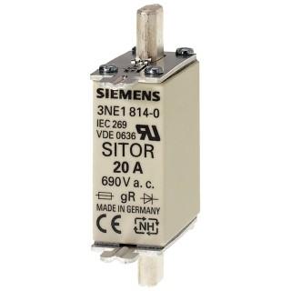 Siemens 80A Centred Tag Fuse NH000 690V AC 