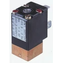 Burkert Solenoid Valve 2 Port Normally Closed 24V dc Brass Polyamide Body 1/8 in Inlet 1/8 in Outlet 138054