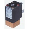 Burkert Solenoid Valve 2 Port Normally Closed 24V dc Brass Polyamide Body 1/8 in Inlet 1/8 in Outlet 138054
