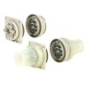 SMC DM Series Multi-Connector Bulkhead Connector Push In 4 mm to Push In 6 mm DMK6-04-C2