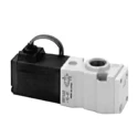 SMC Solenoid Valve Single Actuation, Metric Thread M5, Die Cast Zinc Body, 24V VKF332