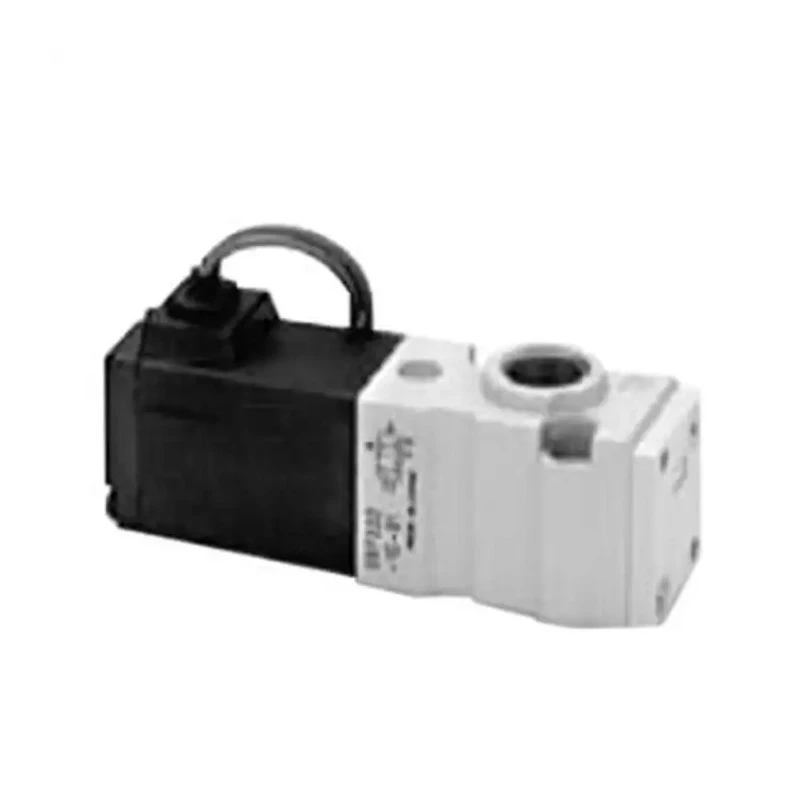 SMC Solenoid Valve Single Actuation, Metric Thread M5, Die Cast Zinc Body, 24V VKF332