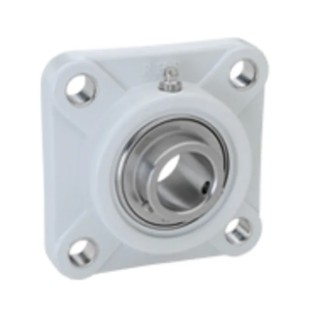 NSK-RHP Corrosion Proof Self-Lube 4 Hole Bearing Unit 25 mm ID Silver-Lube Series PSF25CR