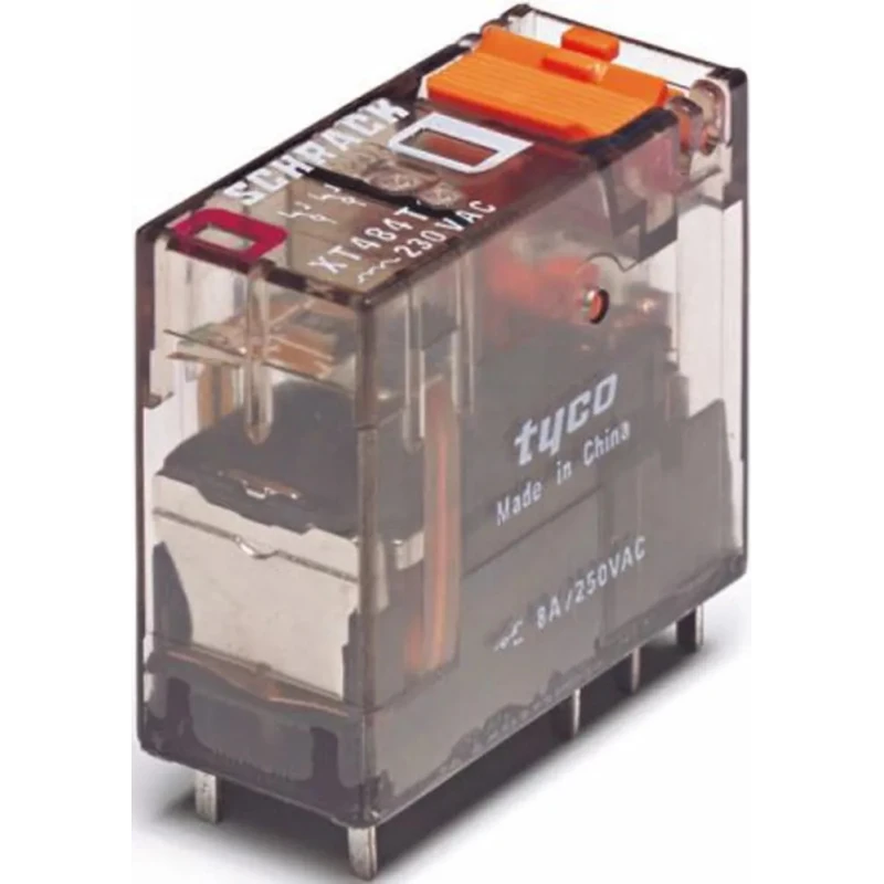 TE Connectivity PCB Power Relay 24V ac Coil 8A Switching Current DPDT XT424R24 1887203-3