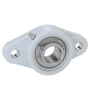 NSK-RHP Stainless Steel 2 Hole Bearing Unit, 30 mm Inside Diameter, M10 Mount Hole Size PSFT30CR