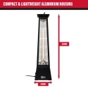 SIP 2 kW Infrared Heater, Floor Mount, 230V AC, On-Off Switch Control, UK Plug 09588