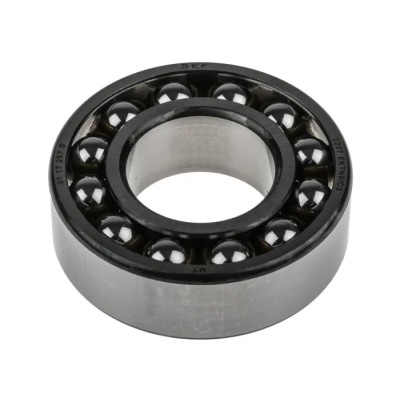 SKF Self-Aligning Ball Bearing 35 mm ID, 72 mm OD, 23 mm Width, Non-Metallic Cage, Steel Balls, Open End, C3 2207 EKTN9/C3