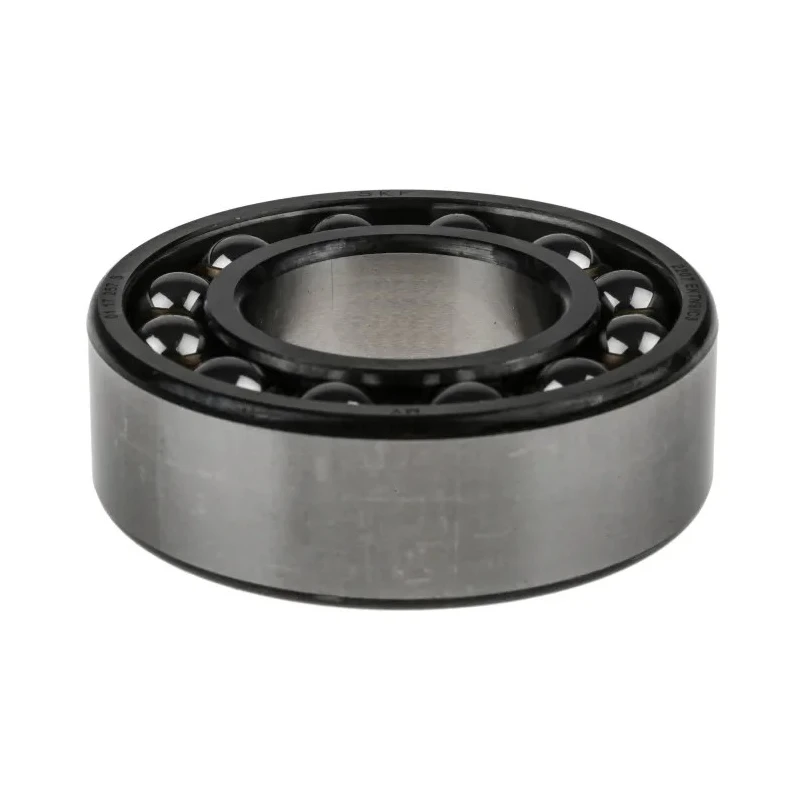 SKF Self-Aligning Ball Bearing 35 mm ID, 72 mm OD, 23 mm Width, Non-Metallic Cage, Steel Balls, Open End, C3 2207 EKTN9/C3