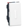 Legrand Push Button Switch Momentary Panel Mount 45 mm Cutout SPDT Green Red LED IPX1 48V DC 1.5kV AC 0 770 31