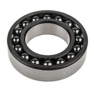 SKF Self-Aligning 2 Row Ball Bearing 60 mm Inside Diameter, 110 mm Outside Diameter, Non-Metallic Cage, Steel 2212 ETN9/C3