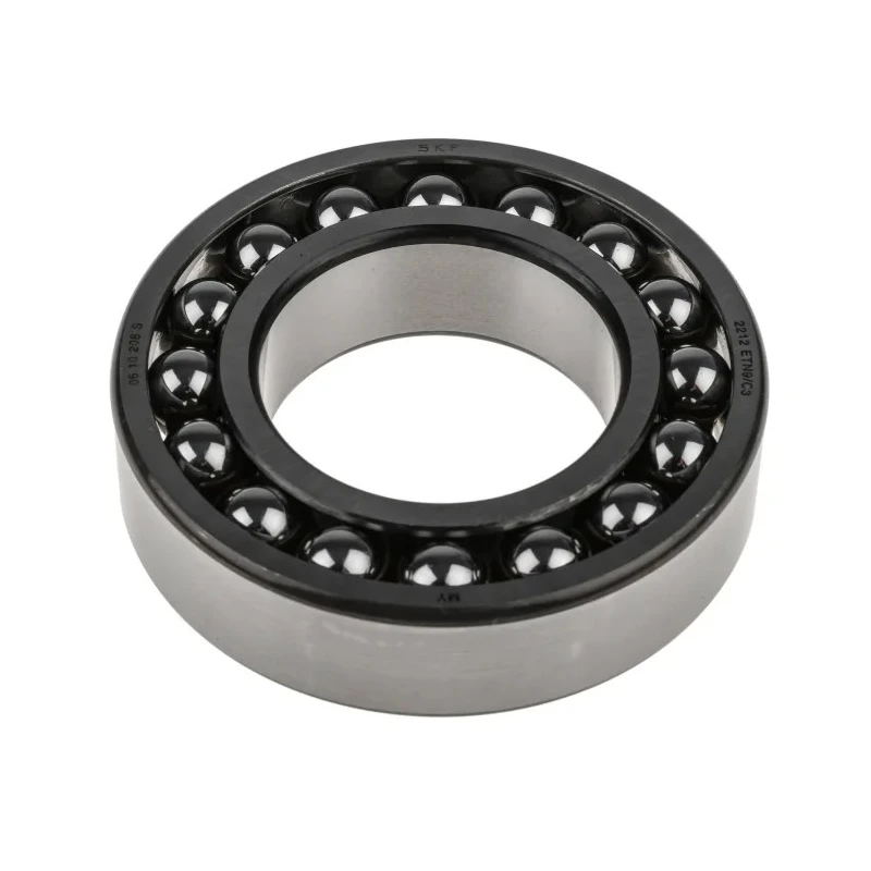 SKF Self-Aligning 2 Row Ball Bearing 60 mm Inside Diameter, 110 mm Outside Diameter, Non-Metallic Cage, Steel 2212 ETN9/C3
