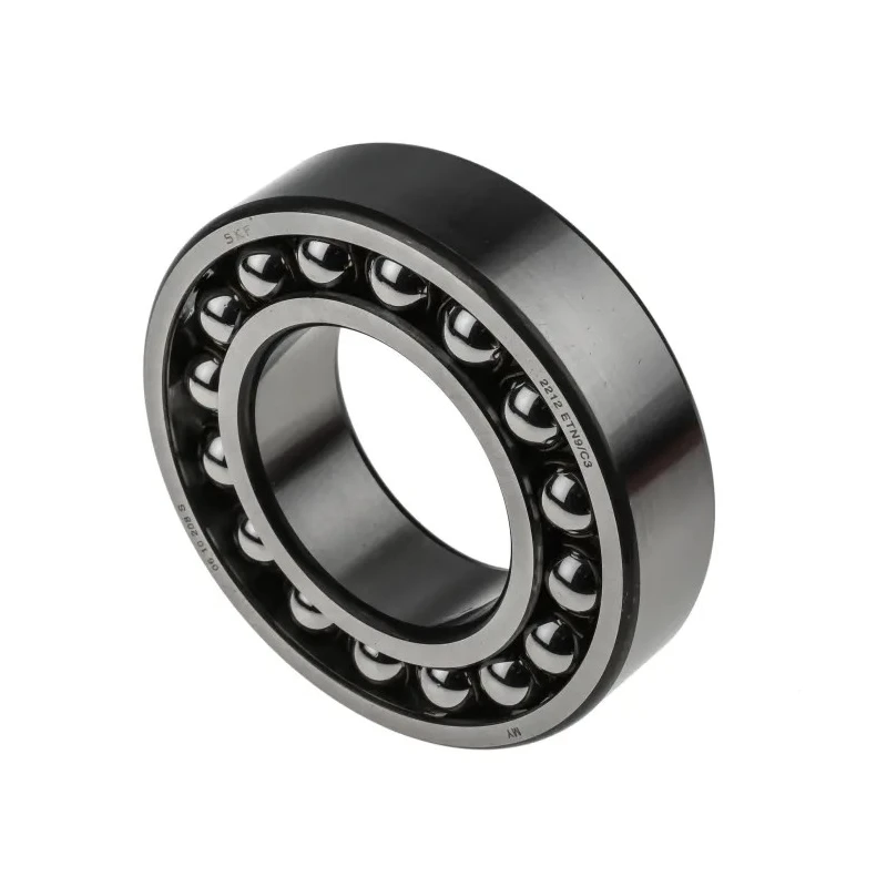 SKF Self-Aligning 2 Row Ball Bearing 60 mm Inside Diameter, 110 mm Outside Diameter, Non-Metallic Cage, Steel 2212 ETN9/C3