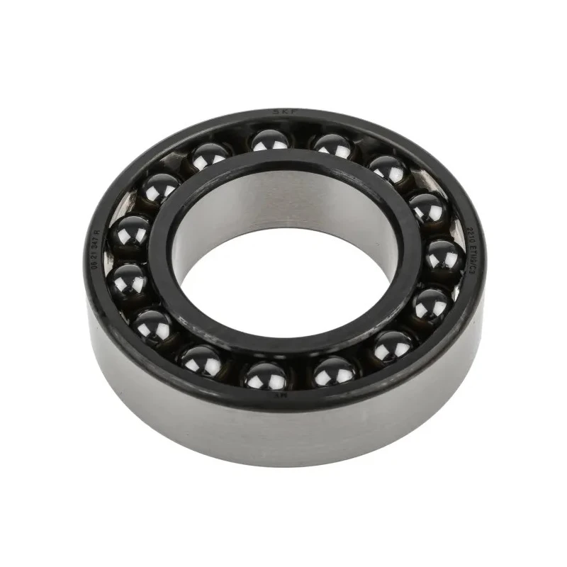 SKF Self-Aligning Ball Bearing 50 mm ID 90 mm OD 23 mm Race Width Open Type Steel Cage 2210 ETN9/C3