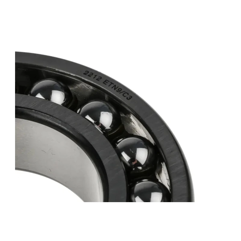 SKF Self-Aligning 2 Row Ball Bearing 60 mm Inside Diameter, 110 mm Outside Diameter, Non-Metallic Cage, Steel 2212 ETN9/C3
