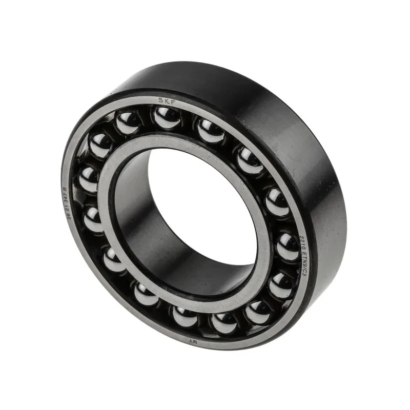 SKF Self-Aligning Ball Bearing 50 mm ID 90 mm OD 23 mm Race Width Open Type Steel Cage 2210 ETN9/C3