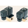 Burkert 3 Port Normally Closed Solenoid Valve Brass Body Polyamide 220V ac 1/4 in 138049