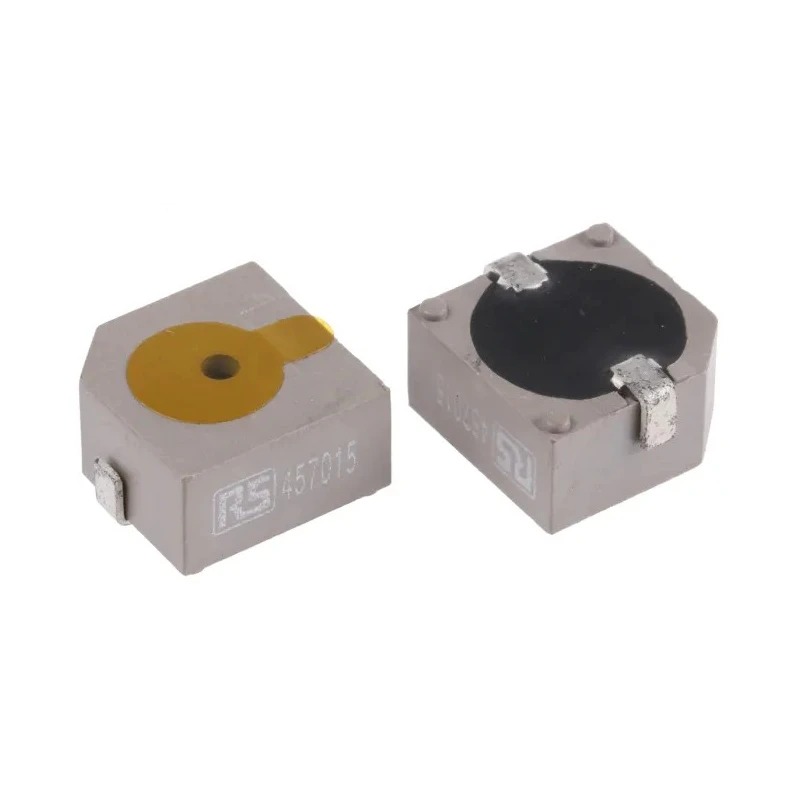 RS PRO 85 dB Surface Mount Square Wave External Piezo Buzzer Component 6.5 mm Height 12.8 mm Length 8 V Min 16 V Max 457-015