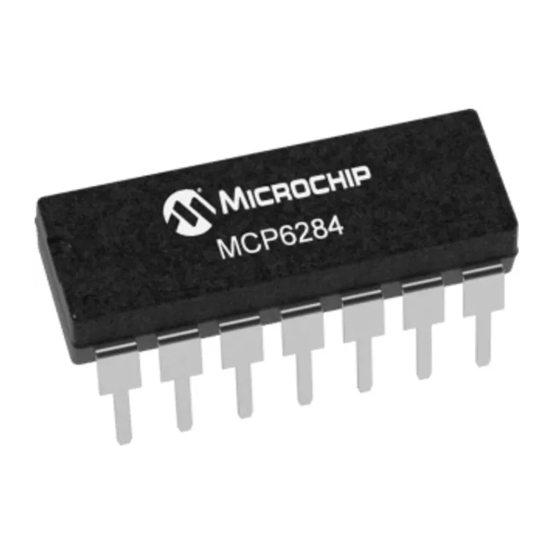 Microchip Operational Amplifier 5 MHz Gain Bandwidth Product, 14-Pin PDIP, 6V MCP6284-E/P