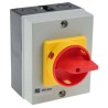 RS PRO 4-Pole DIN Rail Isolator Switch, IP65 Rated, 40A Switching Current, 15kW Power, Red Handle IP65