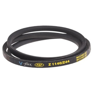 RS PRO Z Section Classical Drive Belt Polyester Cord Polyethylene Terephthalate Rubber Material 1158mm Outside 472-064