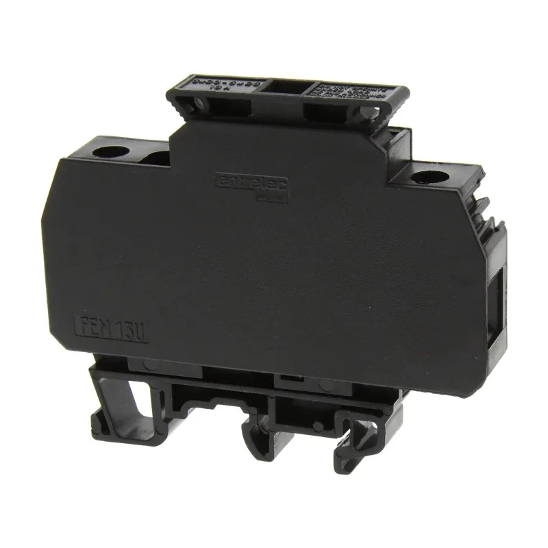 Entrelec MU Series Fused DIN Rail Terminal Black, 10mm², 16mm², 1-Level Fused, Screw Termination 1SNA199011R1600