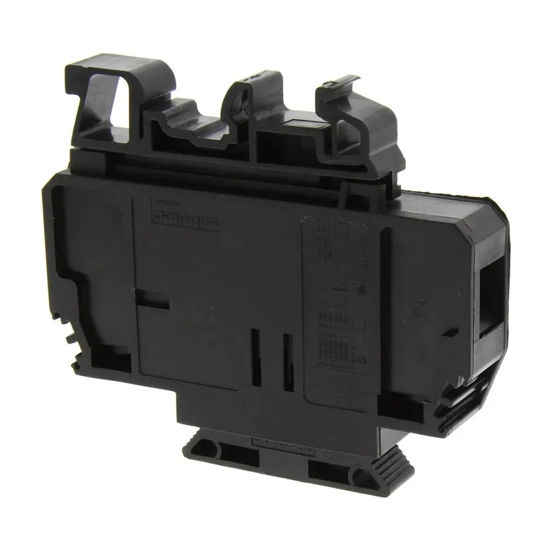 Entrelec MU Series Fused DIN Rail Terminal Black, 10mm², 16mm², 1-Level Fused, Screw Termination 1SNA199011R1600