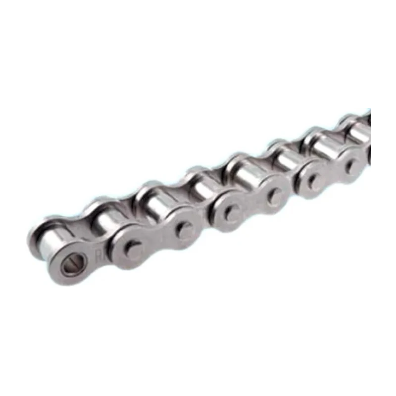 Wippermann Stainless Steel 06B-1 Roller Chain, 5 m Length, 8.66 mm Pin Length, 455 Series, ISO 606 (DIN 8187) 455RF