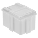 Licefa 5 Cell White ABS Compartment Box 21 mm x 29 mm x 22 mm SMD-BOX N 1-2-3-2-1
