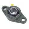 RS PRO 2 Hole Cylindrical Flanged Bearing Unit 30 mm Inside Diameter Stainless Steel UCFL206