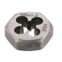 RS PRO Metric High Speed Steel M6 Die Nut, 0.25 Inch Thickness, Hex Size 18.03 mm 424-229