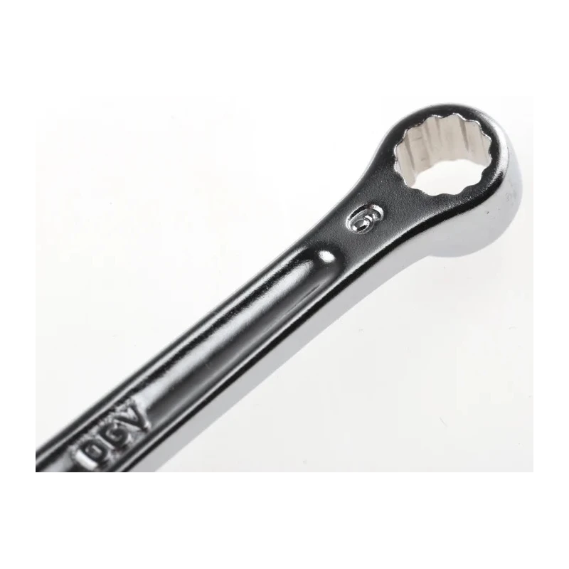 Facom Combination Spanner 4 to 41 mm, Satin Chrome Finish, 12-Point, 15° Offset, 115mm Overall Length 440.6