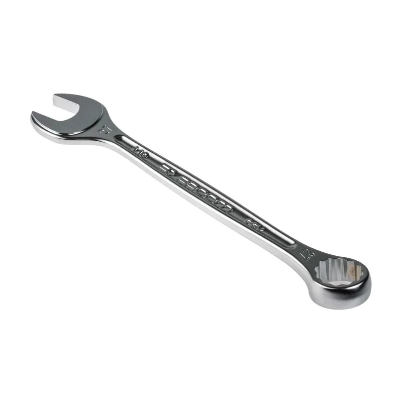Facom Combination Spanner 4 to 41 mm Size Range, 295 mm Overall Length, Satin Chrome Finish 440.27