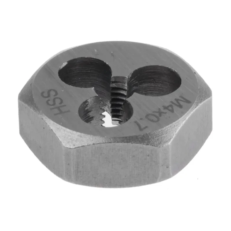 RS PRO High Speed Steel (HSS) Die Nut M4 Thread Size, Thickness 0.25in, Hex Size 18.03 mm 424-239