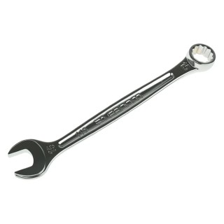 Facom Combination Spanner 4 to 41 mm, 185mm Overall Length Satin Chrome Finish 12 Point Offset Angle 15° 440.15
